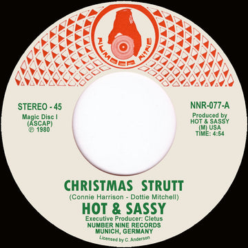 Hot & Sassy - Christmas Strutt Vinly Record