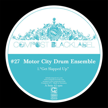 Motor City Drum Ensemble - Compost Black Label 27 - Artists Motor City Drum Ensemble Genre Deep House Release Date 1 Dec 2023 Cat No. CPT2771 Format 12