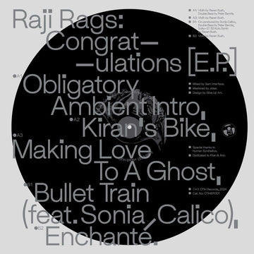 Raji Rags - Congratulations - Artists Raji Rags Style Electronic, Glitch Release Date 3 May 2024 Cat No. OTIHEP001 Format 12