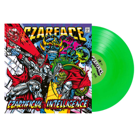 Czarface - Czartificial Intelligence - Artists Czarface Genre Hip-Hop Release Date 1 Dec 2023 Cat No. 6922636080 Format 12" Green Vinyl - Limited Edition - Silver Age - Silver Age - Silver Age - Silver Age - Vinyl Record