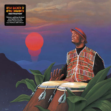 Wah Wah 45s are proud to present the debut LP on the label from Ghanaian vocalist and djembe drummer Afla Sackey. With his band Afrik Bawantu, he has fulfilled the dream of blending traditional Ghanaian music with sizzling Afrobeat grooves, topping it off Vinly Record