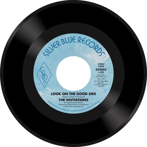 The Invitations - Look On The Good Side / They Say The Girl’s Crazy - Artists The Invitations Style Soul, Disco Release Date 10 May 2024 Cat No. EXS042 Format 7" Vinyl - The Invitations - Look On The Good Side / They Say The Girl’s Crazy - Expansion - Exp - Vinyl Record