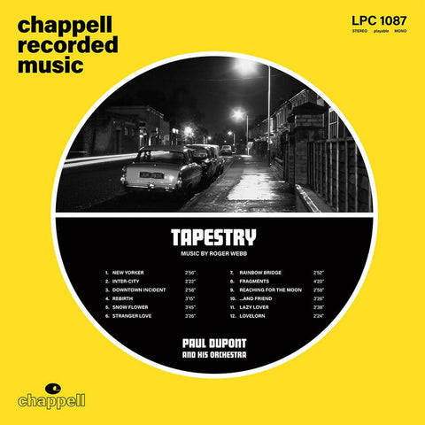 Paul Dupont And His Orchestra - Tapestry - Artists Paul Dupont And His Orchestra Style Jazz-Funk, Easy Listening Release Date 1 Jan 2020 Cat No. FR05LP Format 12" Vinyl - Farfalla Records - Farfalla Records - Farfalla Records - Farfalla Records - Vinyl Record