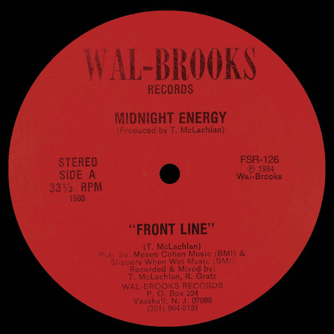 Midnight Energy - Front Line / Saving All My Love - Artists Midnight Energy Genre Boogie-Funk, Reissue Release Date 8 Dec 2023 Cat No. FSR126 Format 12" Vinyl - Freestyle Records - Freestyle Records - Freestyle Records - Freestyle Records - Vinyl Record