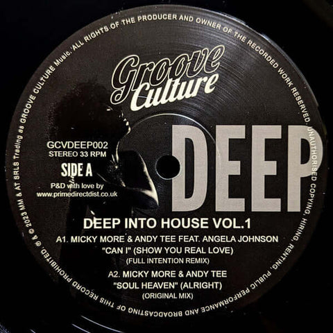 Various - Deep Into House Vol 1 - Artists Various Genre Deep House Release Date 1 Jan 2023 Cat No. GCVDEEP002 Format 12" Vinyl - Groove Culture Deep - Groove Culture Deep - Groove Culture Deep - Groove Culture Deep - Vinyl Record