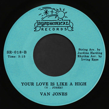 Van Jones - I Want to Groove You / Your Love Is Like a High - Artists Van Jones Style Soul, Reissue Release Date 22 Mar 2024 Cat No. SR0018 Format 7