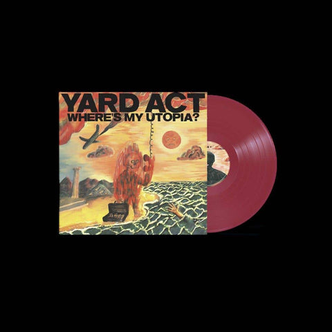 Yard Act - Where's My Utopia? (Maroon) - Artists Yard Act Genre Post-Punk Release Date 1 Mar 2024 Cat No. 5850838 Format 12" Yellow Vinyl + Sticker Set - Island Records - Island Records - Island Records - Island Records - Vinyl Record