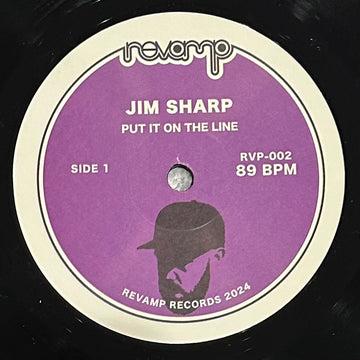 Jim Sharp - Put It On The Line b/w I Shot Ya Format Vinly Record