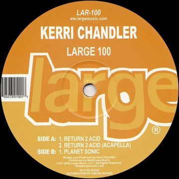 Kerri Chandler - Return 2 Acid Vinly Record