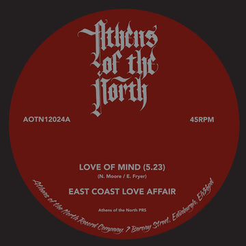 East Coast Love Affair & William Stuckey - Love of Mind - Artists East Coast Love Affair & William Stuckey Style Soul, Disco, House, Deep House Release Date 29 Mar 2024 Cat No. AOTN12024 Format 12
