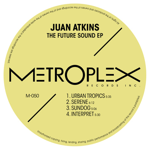 Various - Juan Atkins Presents The Future Sound EP - Vinyl Record