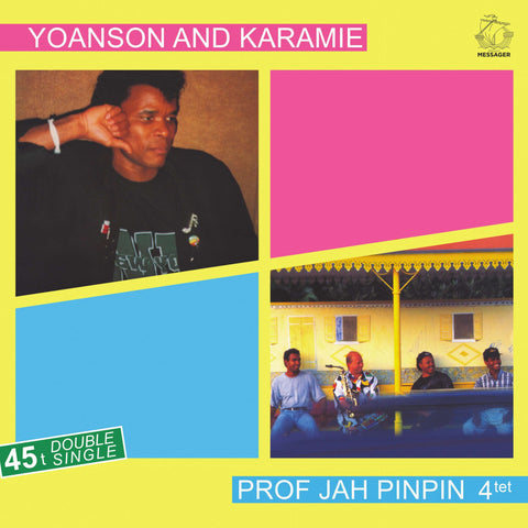 Yoanson & Karamie / Prof Jah Pinpin 4tet - African Leaders - Artists Yoanson & Karamie / Prof Jah Pinpin 4tet Style Leftfield, Afro Electro, Funk, Reissue Release Date 16 Feb 2024 Cat No. MESS002 Format 7" Vinyl - Disques Messager - Disques Messager - Dis - Vinyl Record