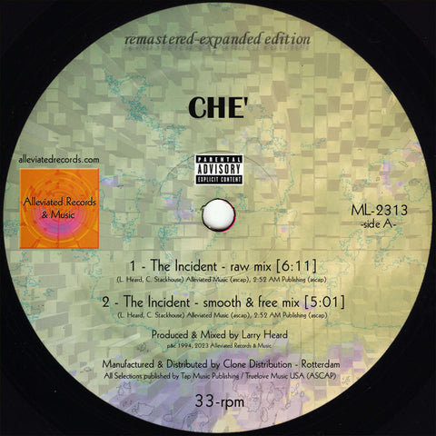 Ché (Larry Heard) - The Incident - Artists Ché (Larry Heard) Genre Deep House Release Date 23 Feb 2024 Cat No. ML2313 Format 12" Vinyl - Alleviated - Alleviated - Alleviated - Alleviated - Vinyl Record