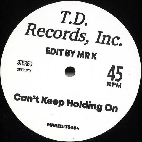 Mr K Edits - Mr K Edits Vol 4 - Vinyl Record