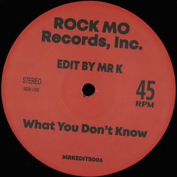 Mr K Edits - Mr K Edits Vol 6 - Artists Mr K Genre Disco, Edits Release Date 28 January 2022 Cat No. MRKEDITS006 Format 12