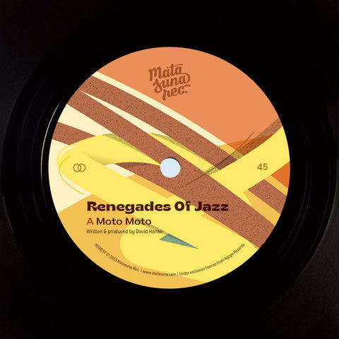 Renegades Of Jazz - Moto Moto - Artists Renegades Of Jazz Genre Afrobeat Release Date 17 Nov 2023 Cat No. MSR039 Format 7" Vinyl - Matasuna Records - Matasuna Records - Matasuna Records - Matasuna Records - Vinyl Record