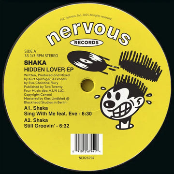 Shaka - Hidden Lover EP Vinly Record