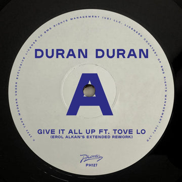 Duran Duran - GIVE IT ALL UP ft. Tove Lo - Artists Duran Duran Genre Disco House, Pop Release Date 26 May 2023 Cat No. PH127 Format 12