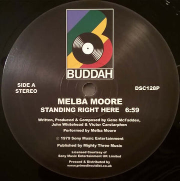 Melba Moore - Standing Right Here - Artists Melba Moore Genre Disco, Reissue Release Date 1 Jan 2017 Cat No. DSC128P Format 12