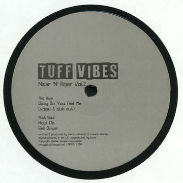 Tuff Vibes - Nicer 'N' Riper Vol 2 - Artists Tuff Vibes Genre Garage House Release Date 1 Jan 2018 Cat No. PPR17 Format 12