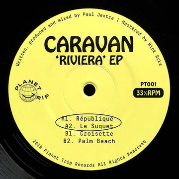 Caravan - Riviera - Artists Caravan Genre House, Zouk, Boogie Release Date 1 Jan 2019 Cat No. PT001 Format 12