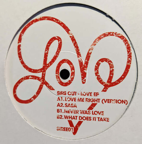 SIRS - LOVE EP - Artists SIRS Genre Nu-Disco, Disco House Release Date 1 Jan 2020 Cat No. SIREE01 Format 12" Vinyl - SirSounds Records - SirSounds Records - SirSounds Records - SirSounds Records - Vinyl Record