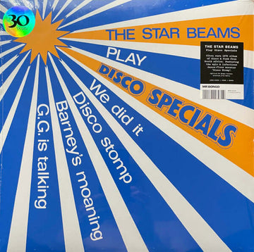 The Star Beams - Play Disco Specials - Artists The Star Beams Genre Disco Release Date 1 Jan 2020 Cat No. MRBLP218 Format 12