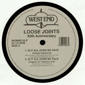 Loose Joints - Is It All Over My Face (40th Anniversary) Vinly Record
