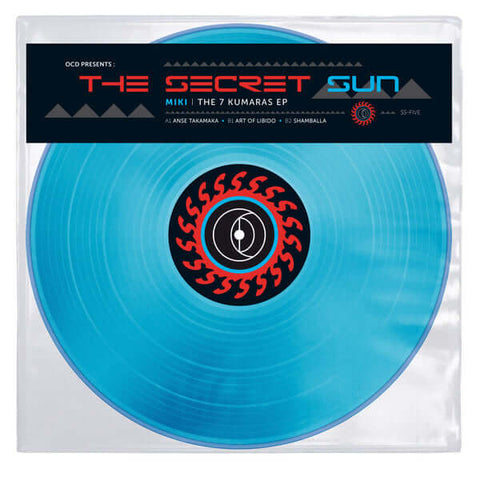The Secret Sun Miki - The 7 Kumaras - Artists Miki Genre Techno Release Date 8 Dec 2021 Cat No. OCD.SS-FIVE Format 12" Blue Vinyl - O.C.D. Open Channel for Dreamers - Vinyl Record