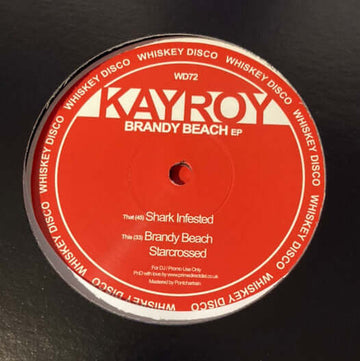 Kayroy - Brandy Beach - Artists Kayroy Genre Nu-Disco, Disco Edits Release Date 1 Jan 2021 Cat No. WD72 Format 12