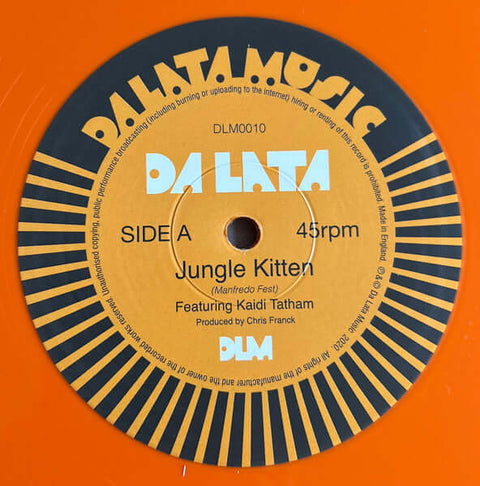 Da Lata - Jungle Kitten - Artists Da Lata Genre Broken Beat, Latin Jazz, Future Jazz Release Date 1 Jan 2021 Cat No. DLM010 Format 12" Orange Vinyl - Da Lata Music - Da Lata Music - Da Lata Music - Da Lata Music - Vinyl Record