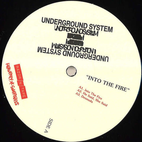 Underground System - Into The Fire - Artists Underground System Genre Nu-Disco, House Release Date 6 May 2022 Cat No. RNTR045 Format 12" Vinyl - Razor-N-Tape Reserve - Razor-N-Tape Reserve - Razor-N-Tape Reserve - Razor-N-Tape Reserve - Vinyl Record