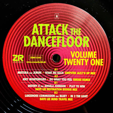 Various - Attack The Dancefloor Vol 21 - Artists Various Genre Disco, House Release Date 1 Jan 2022 Cat No. ZEDD12342 Format 12" Vinyl - Z Records - Z Records - Z Records - Z Records - Vinyl Record