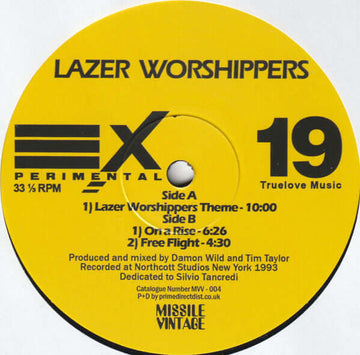 Lazer Worshippers - Lazer Worshippers Theme - Artists Lazer Worshippers Genre Techno, Rave Release Date 1 Jan 2023 Cat No. MVV004 Format 12