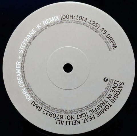 Satoshi Tomiie Feat. Kelli Ali - Love In Traffic - Artists Satoshi Tomiie Feat. Kelli Ali Genre Progressive House Release Date 1 Jan 2001 Cat No. 6709326 Format 12" Vinyl - INCredible - INCredible - INCredible - INCredible - Vinyl Record
