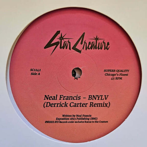Neal Francis - BNYLV - Artists Neal Francis Genre House, Funk, Soul Release Date 6 Oct 2023 Cat No. SC1242 Format 12" Vinyl - Star Creature - Star Creature - Star Creature - Star Creature - Vinyl Record