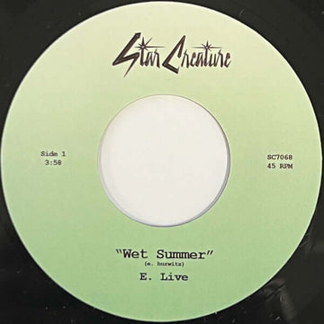 E. Live - Wet Summer - Artists E. Live Style Boogie, Jazz-Funk, Nu-Disco Release Date 16 Feb 2024 Cat No. SC7068 Format 7