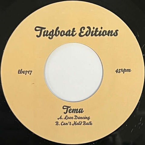 Temu - Love Dancing - Artists Temu Style Boogie, Funk Release Date 16 Feb 2024 Cat No. TBE717 Format 7" Vinyl - Tugboat Editions - Tugboat Editions - Tugboat Editions - Tugboat Editions - Vinyl Record