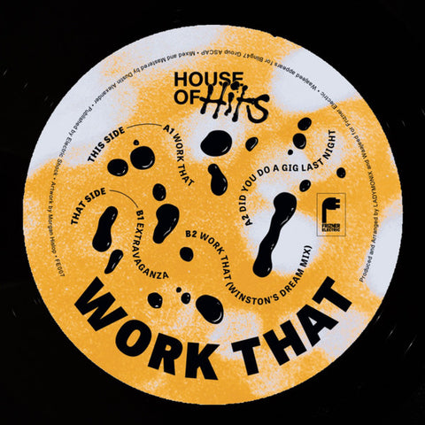 House of Hits (Waajeed + LADYMONIX) - Work That EP - Vinyl Record