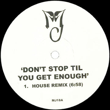 MJ - Don't Stop Til You Get Enough Vinly Record