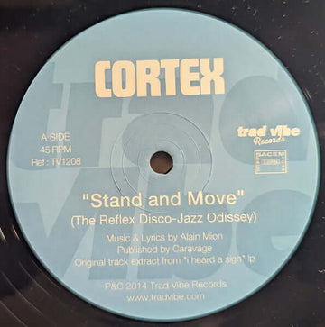 Cortex - Stand & Move / High On The Funk - Artists Cortex Style Jazzdance, Jazz-Funk, Disco Release Date 1 Jan 2014 Cat No. TV1208 Format 12