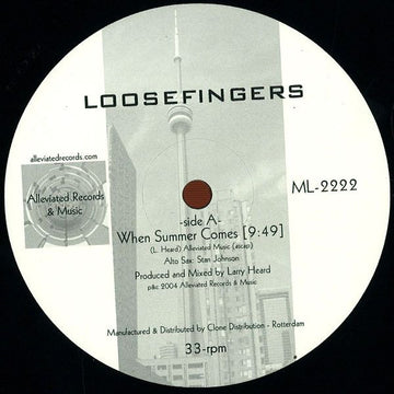 Larry Heard - Loosefingers EP 2 Vinly Record