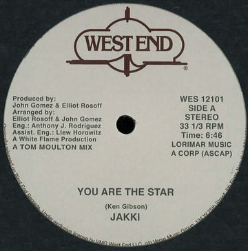 Jakki / Sounds Of Inner City - You Are The Star / Mary Hartman, Mary Hartman Vinly Record