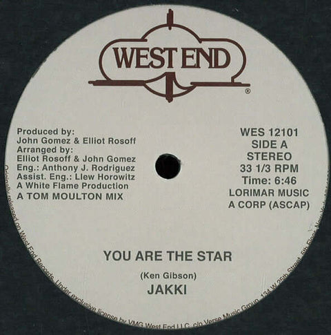 Jakki / Sounds Of Inner City - You Are The Star / Mary Hartman, Mary Hartman - Vinyl Record