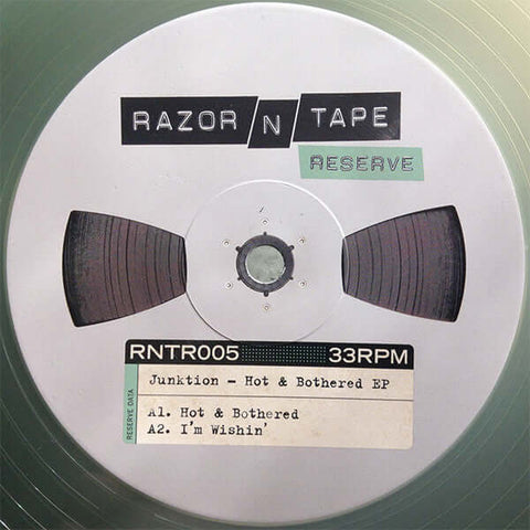 Junktion - Hot & Bothered EP - Artists Junktion Genre Disco House Release Date 1 Jan 2015 Cat No. RNTR005 Format 12" Transparent Green Vinyl - Razor-N-Tape Reserve - Razor-N-Tape Reserve - Razor-N-Tape Reserve - Razor-N-Tape Reserve - Vinyl Record