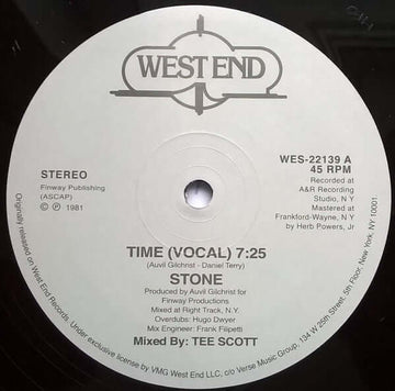 Stone - Time Vinly Record