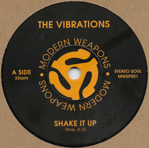 The Vibrations / Arnold Blair - Shake It Up / Trying To Get Next To You - Artists The Vibrations / Arnold Blair Genre Soul Release Date 1 Jan 2015 Cat No. MWEP001 Format 7" Vinyl - Modern Weapons - Modern Weapons - Modern Weapons - Modern Weapons - Vinyl Record