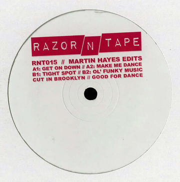 Martin Hayes - Martin Hayes Edits - Artists Martin Hayes Genre Disco House Release Date 1 Jan 2016 Cat No. RNT015 Format 12