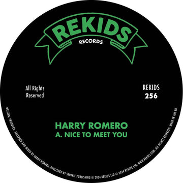 Harry Romero - Nice To Meet You Vinly Record