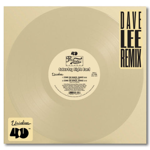 Saturday Night Band - Come On Dance, Dance (Dave Lee Remixes) - Artists Saturday Night Band, Dave Lee Genre Disco, Remix Release Date 28 Jul 2023 Cat No. SPEC1879 Format 12" Vinyl - Unidisc - Unidisc - Unidisc - Unidisc - Vinyl Record